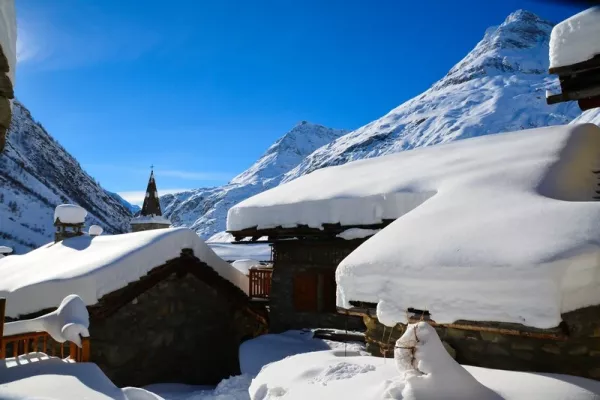 forte chute de neige