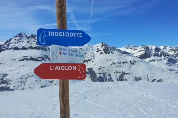 balisage des pistes de ski